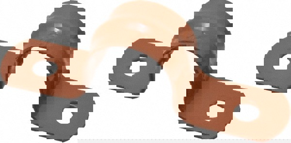 1/2 Pipe, Carbon Steel, Copper Plated Pipe, Conduit or Tube Strap